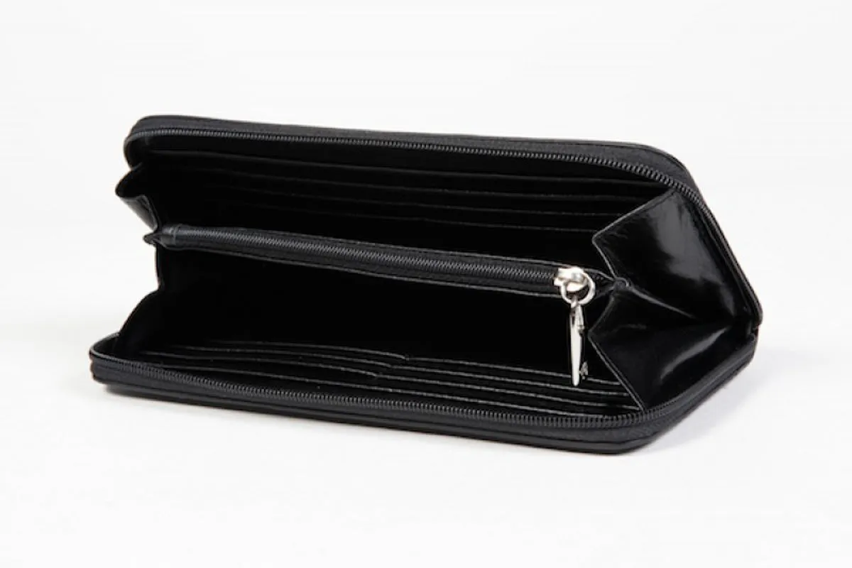 Bosca Old Leather Zip Around Wallet Bags Bosca