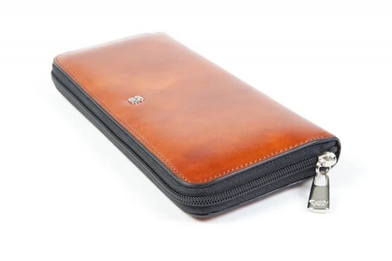 Bosca Old Leather Zip Around Wallet Bags Bosca