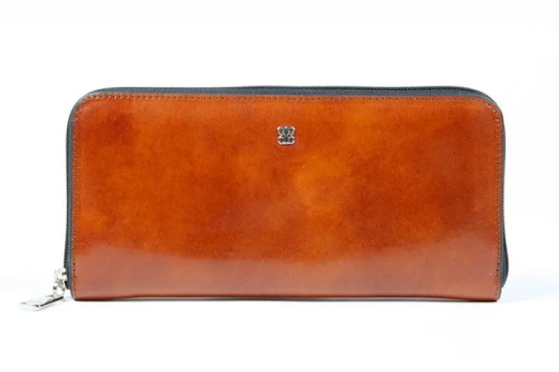 Bosca Old Leather Zip Around Wallet Bags Bosca
