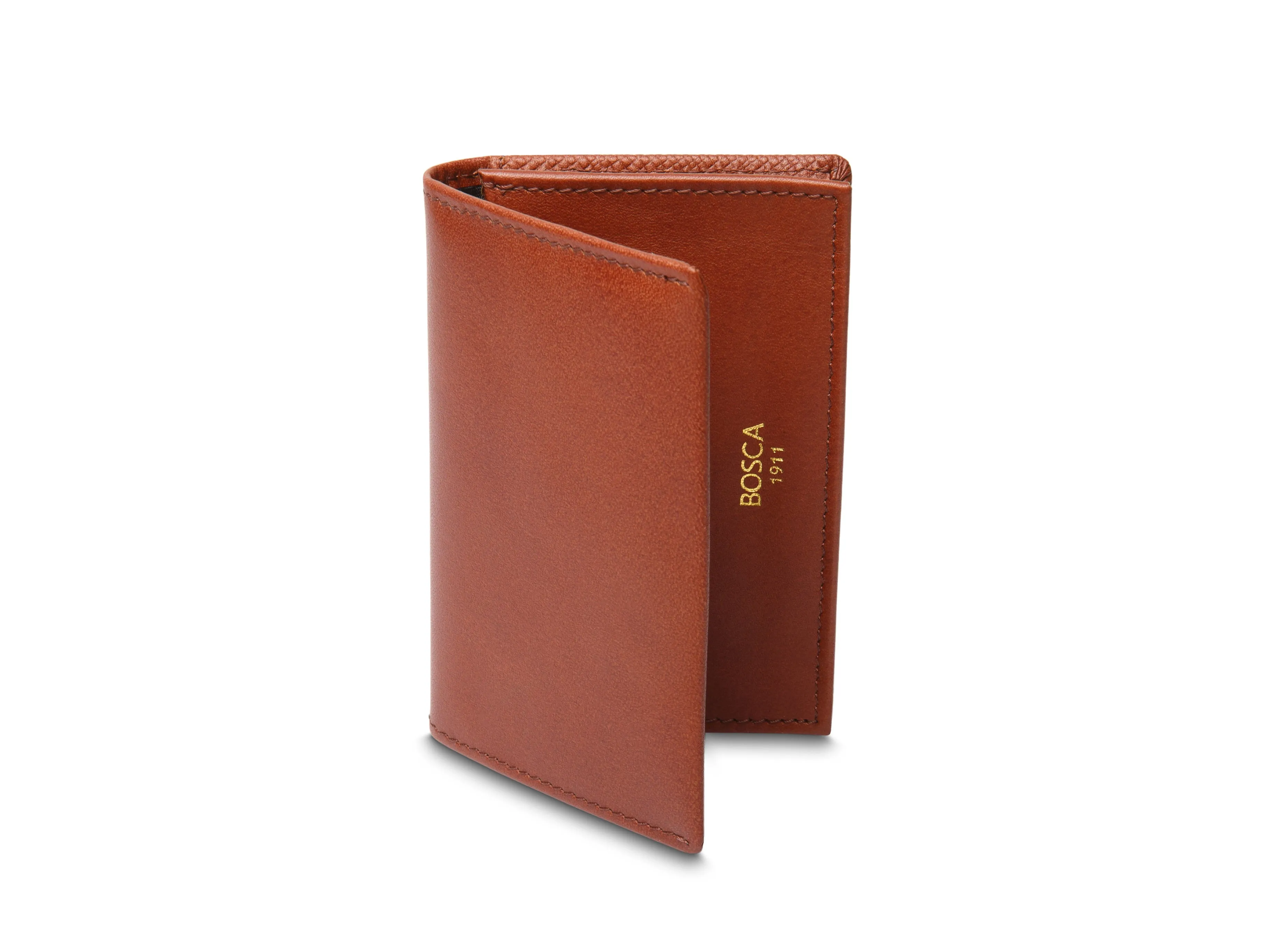 Bosca Saffiano Full Gusset, 2 Pkt Card Case W/I.D. Bags Bosca