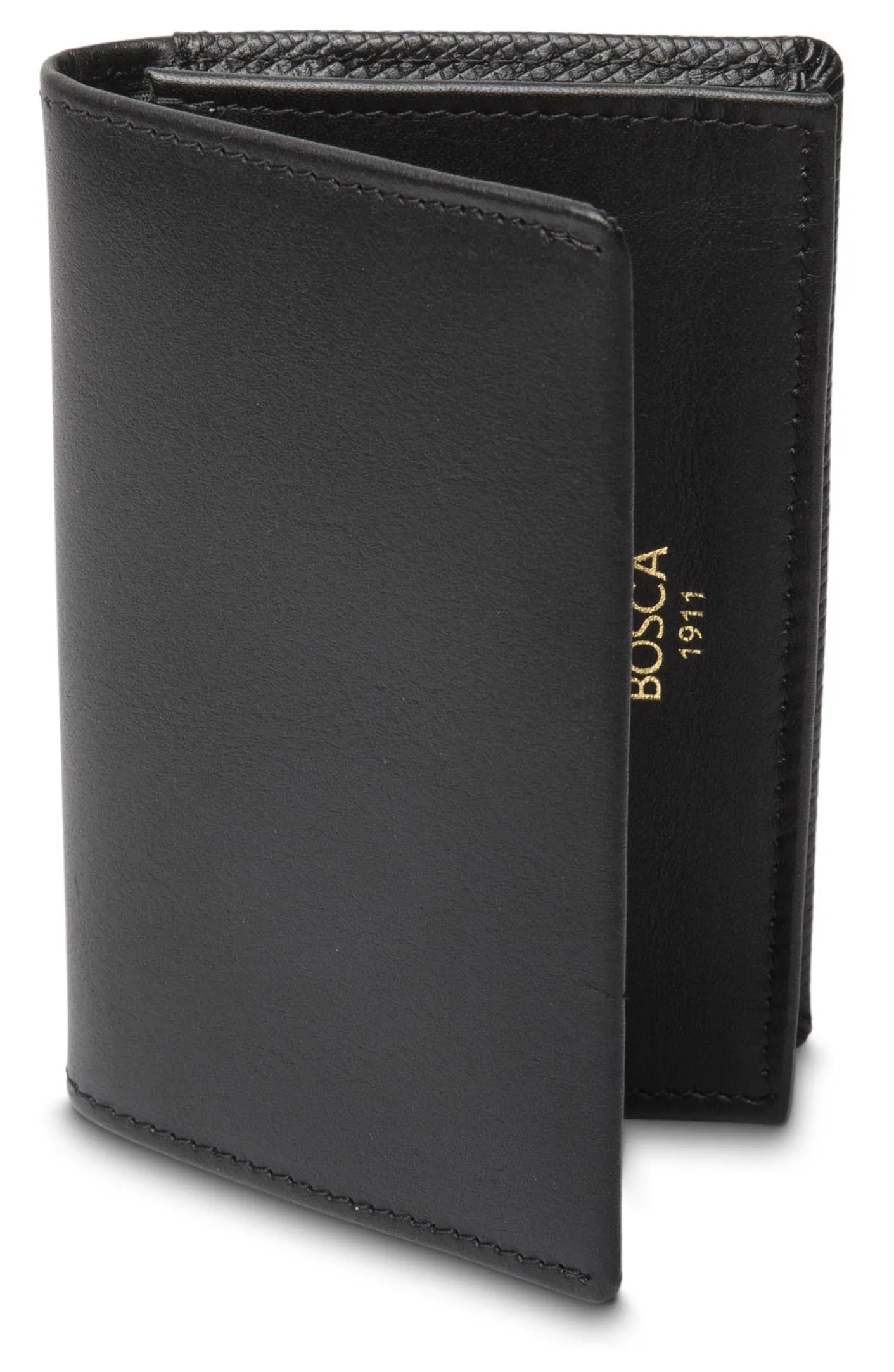Bosca Saffiano Full Gusset, 2 Pkt Card Case W/I.D. Bags Bosca