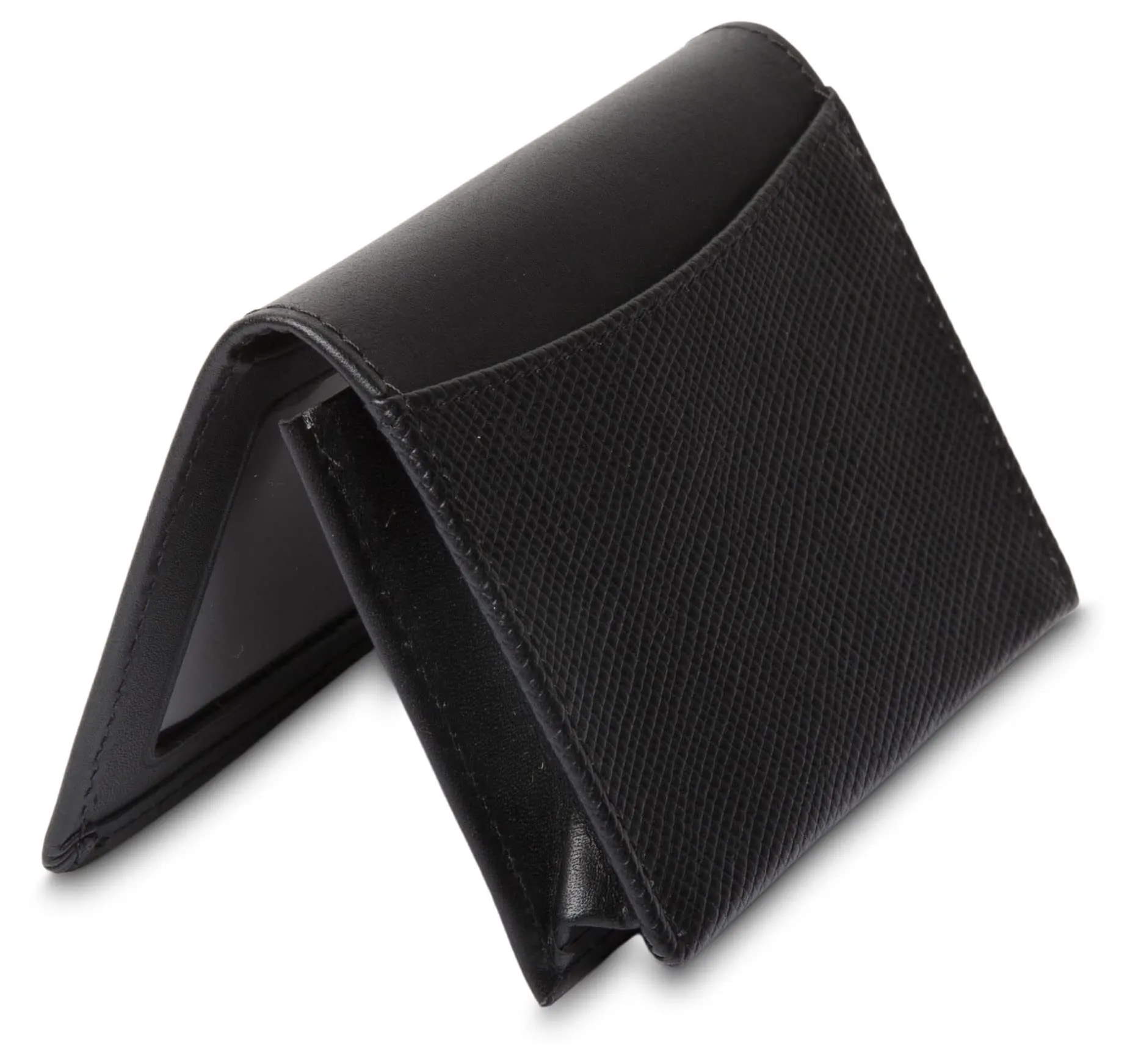 Bosca Saffiano Full Gusset, 2 Pkt Card Case W/I.D. Bags Bosca