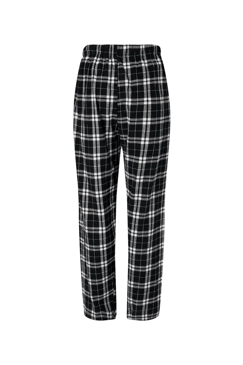 Boxercraft Mens Harley Flannel Pants w/ Pockets - Black/White Clothing Boxercraft