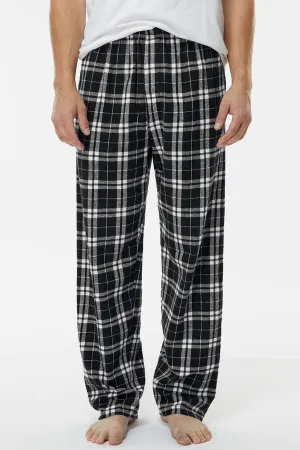 Boxercraft Mens Harley Flannel Pants w/ Pockets - Black/White Clothing Boxercraft