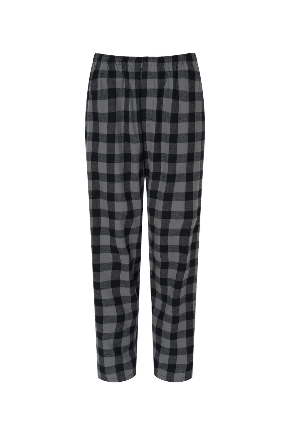 Boxercraft Mens Harley Flannel Pants w/ Pockets - Charcoal Grey/Black Buffalo Clothing Boxercraft