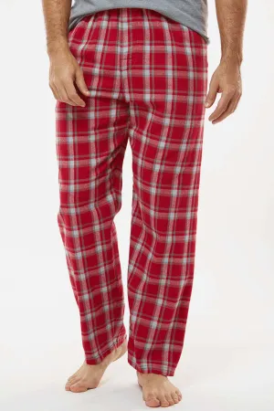 Boxercraft Mens Harley Flannel Pants w/ Pockets - Heritage Garnet Red Plaid Clothing Boxercraft