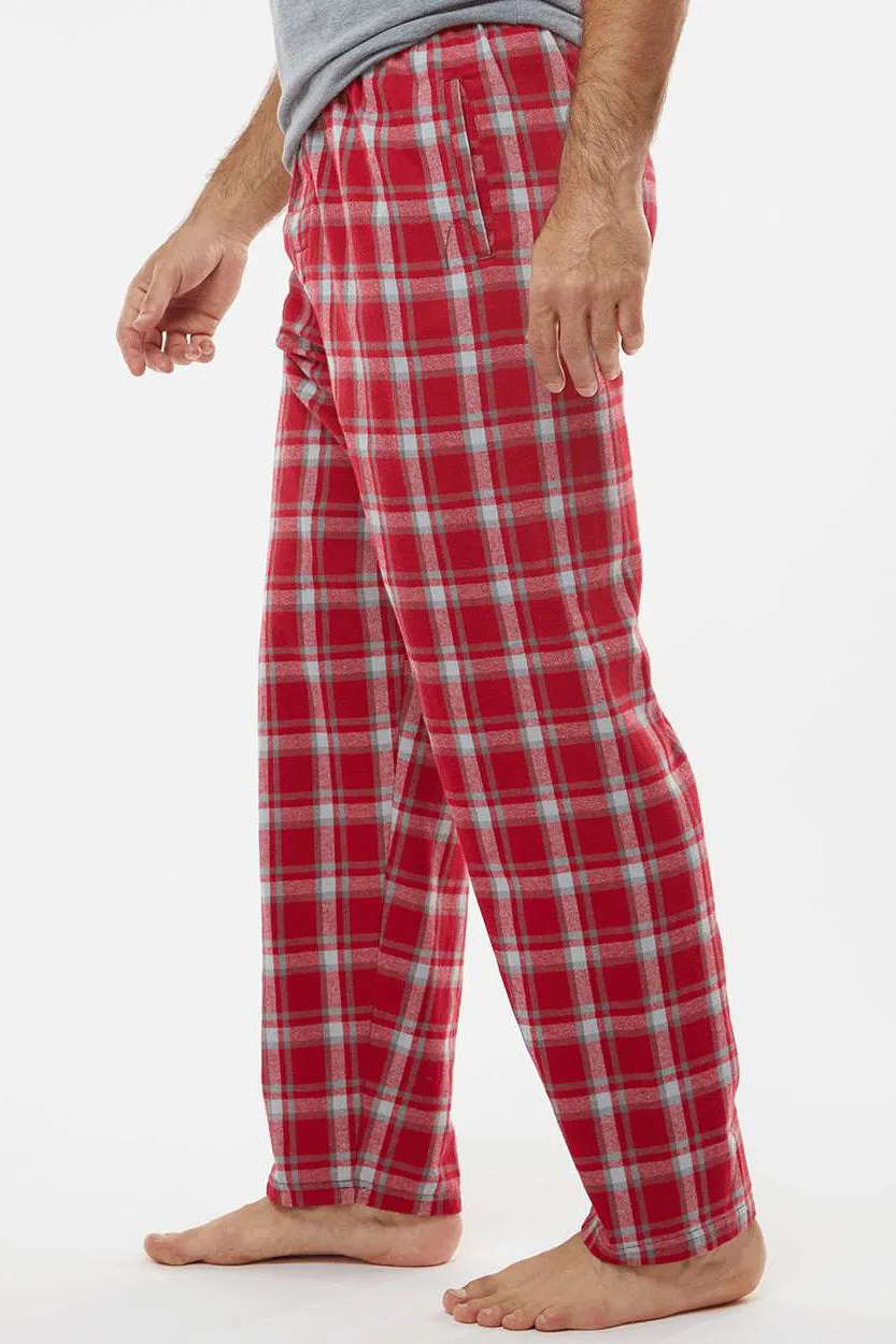 Boxercraft Mens Harley Flannel Pants w/ Pockets - Heritage Garnet Red Plaid Clothing Boxercraft