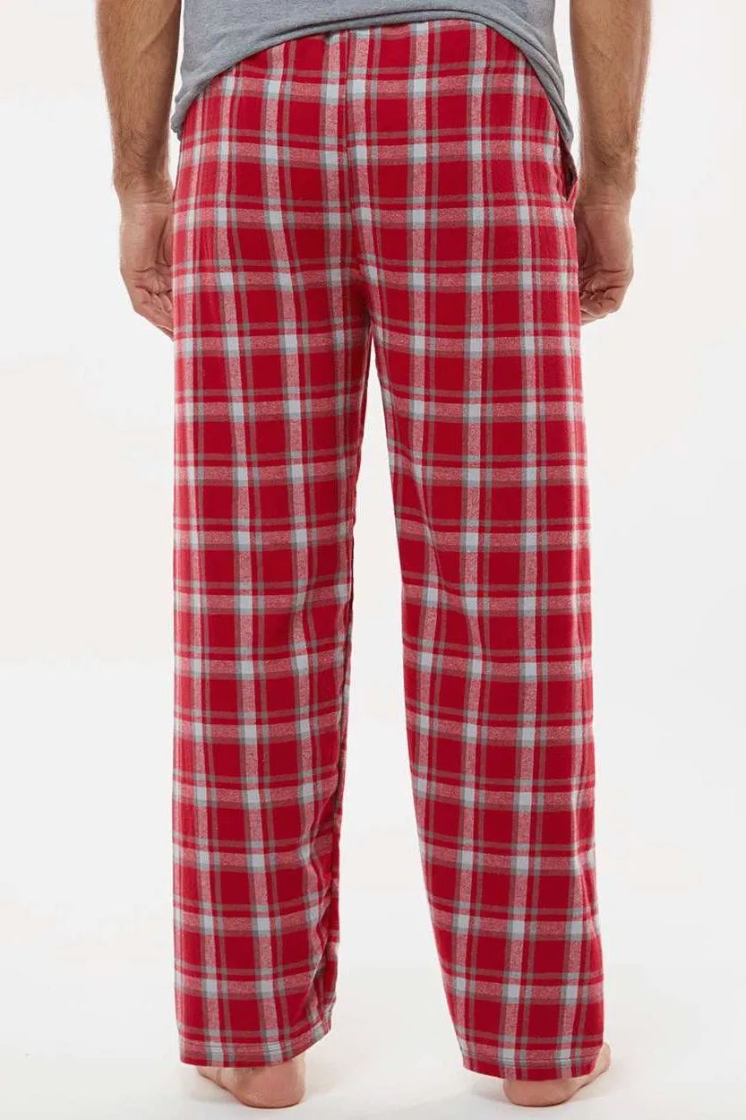 Boxercraft Mens Harley Flannel Pants w/ Pockets - Heritage Garnet Red Plaid Clothing Boxercraft