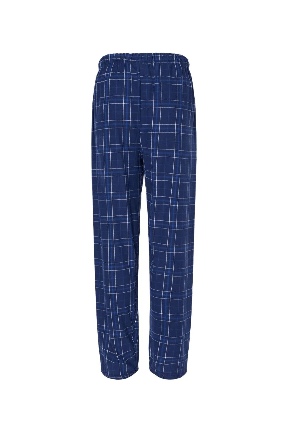Boxercraft Mens Harley Flannel Pants w/ Pockets - Navy Blue Field Day Plaid Clothing Boxercraft
