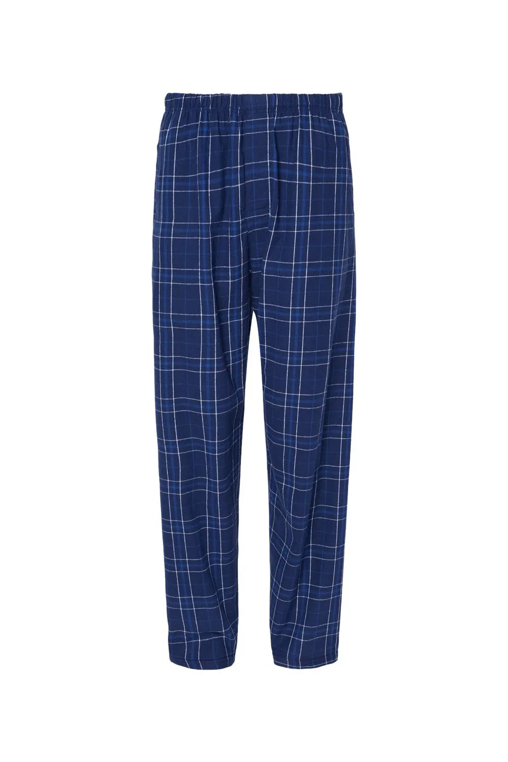 Boxercraft Mens Harley Flannel Pants w/ Pockets - Navy Blue Field Day Plaid Clothing Boxercraft