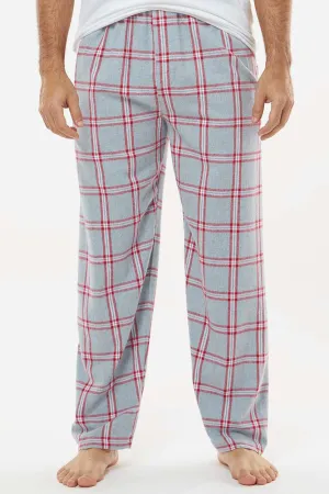 Boxercraft Mens Harley Flannel Pants w/ Pockets - Oxford Red Tomboy Plaid Clothing Boxercraft