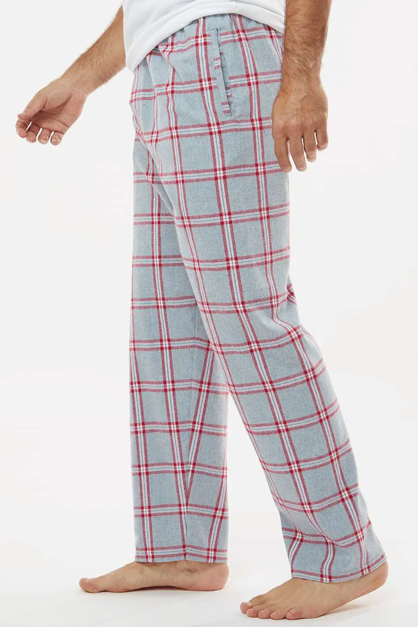 Boxercraft Mens Harley Flannel Pants w/ Pockets - Oxford Red Tomboy Plaid Clothing Boxercraft