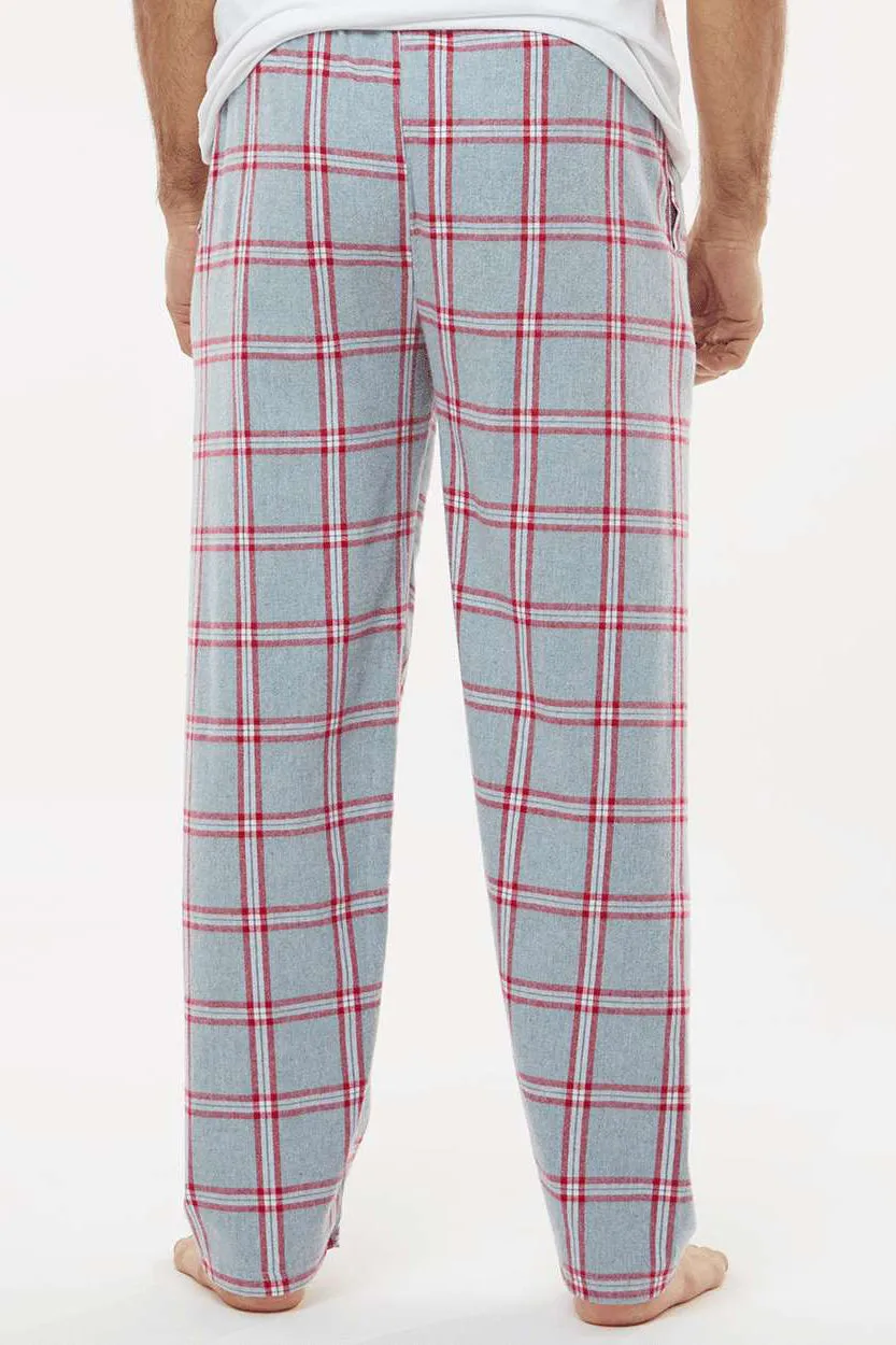 Boxercraft Mens Harley Flannel Pants w/ Pockets - Oxford Red Tomboy Plaid Clothing Boxercraft
