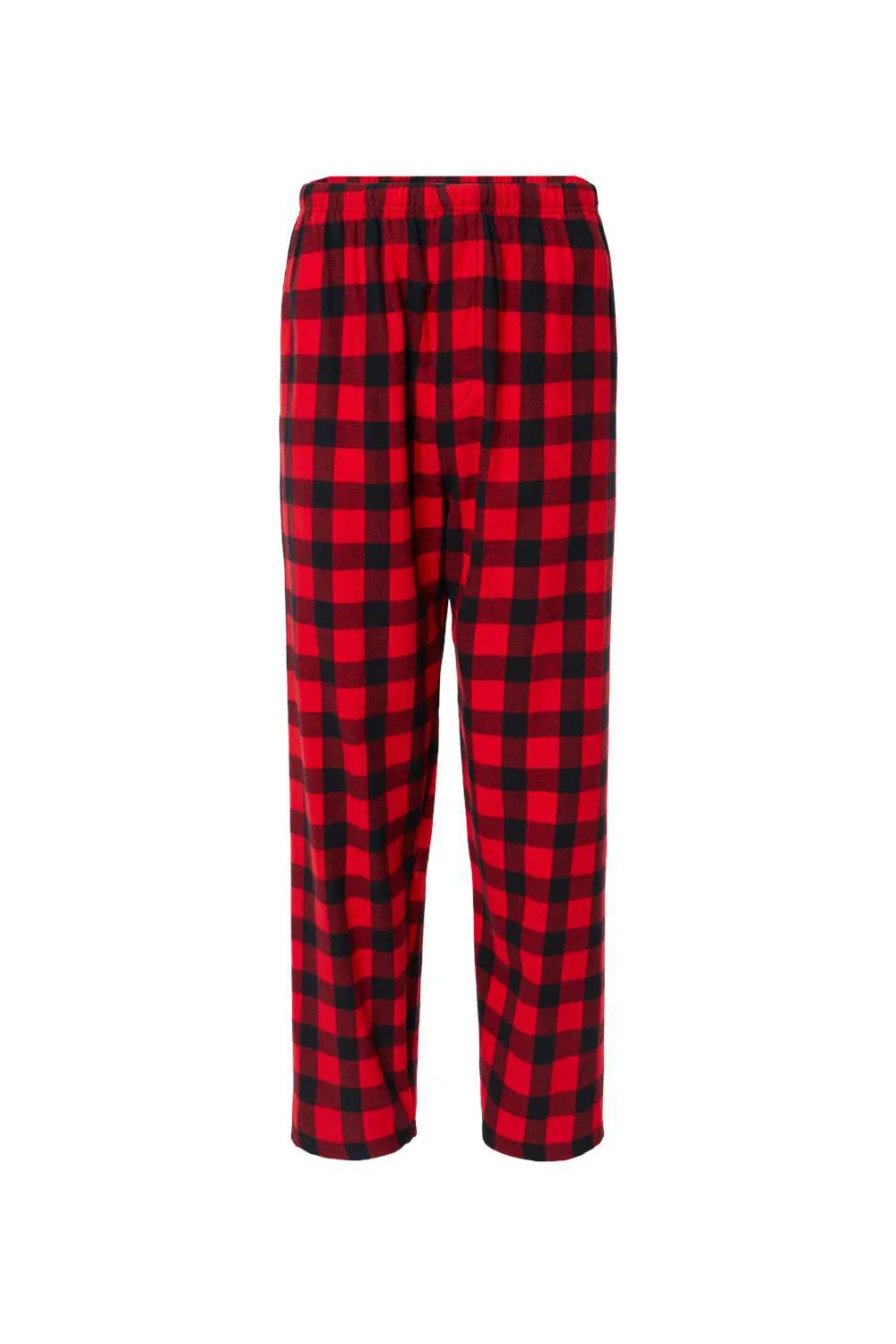 Boxercraft Mens Harley Flannel Pants w/ Pockets - Red/Black Buffalo Clothing Boxercraft