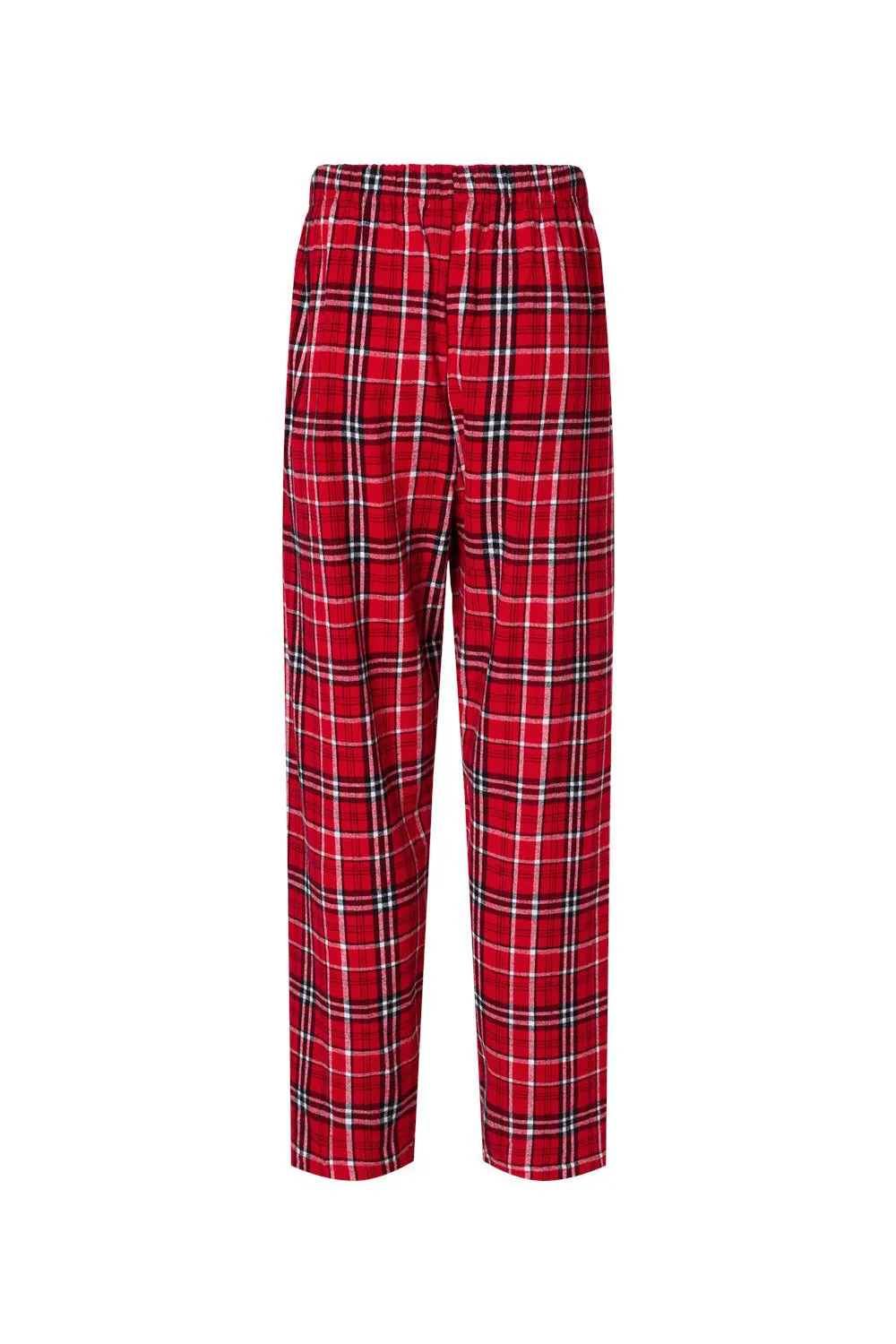 Boxercraft Mens Harley Flannel Pants w/ Pockets - Red/White Clothing Boxercraft