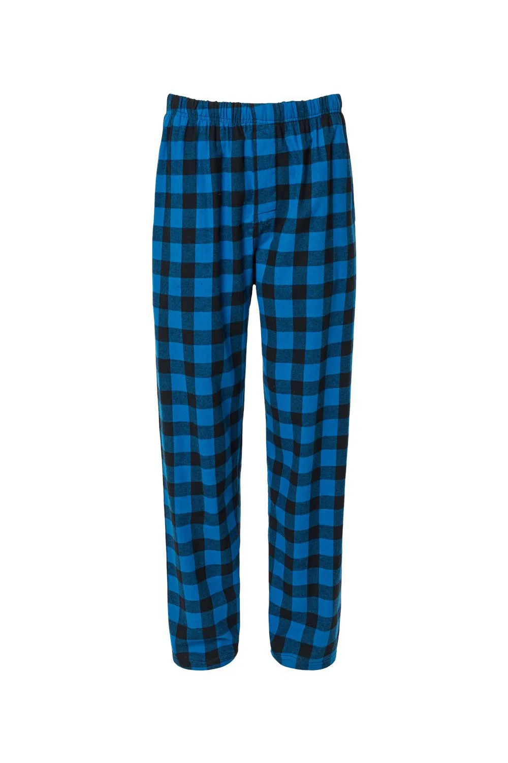 Boxercraft Mens Harley Flannel Pants w/ Pockets - Royal Blue/Black Buffalo Clothing Boxercraft