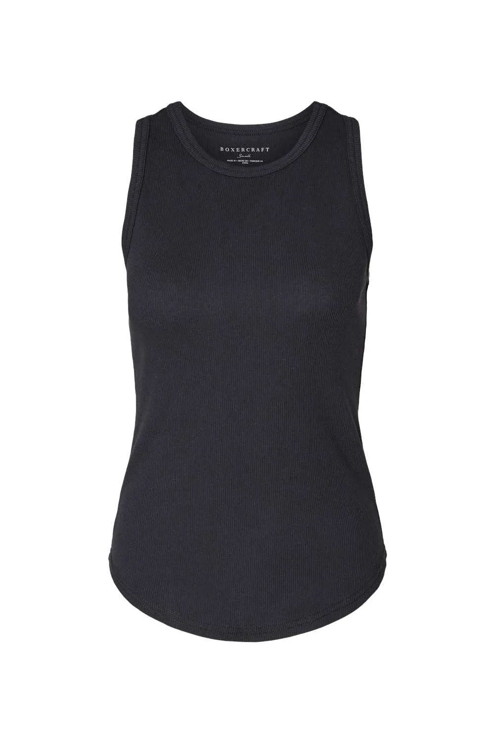 Boxercraft Womens Adrienne Tank Top - Black Clothing Boxercraft