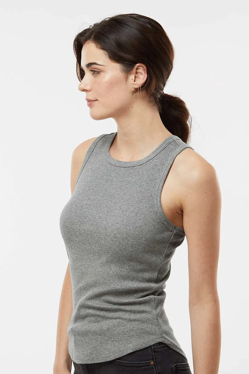 Boxercraft Womens Adrienne Tank Top - Heather Oxford Grey Clothing Boxercraft