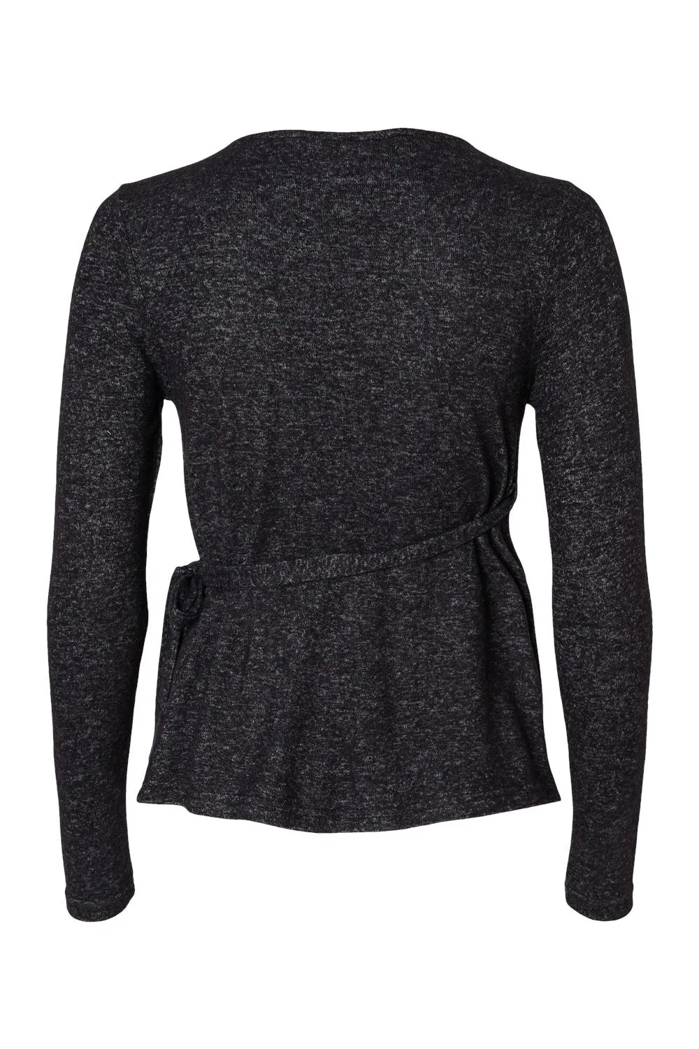 Boxercraft Womens Cuddle Wrap Sweatshirt - Heather Black - Closeout Clothing Boxercraft