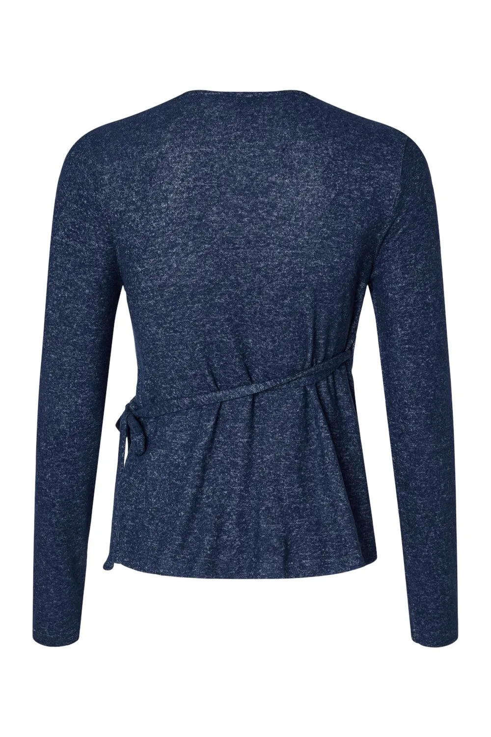 Boxercraft Womens Cuddle Wrap Sweatshirt - Heather Navy Blue - Closeout Clothing Boxercraft