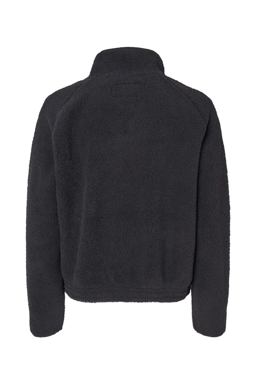 Boxercraft Womens Everest 1/4 Zip Sweatshirt w/ Pouch Pocket - Black Clothing Boxercraft