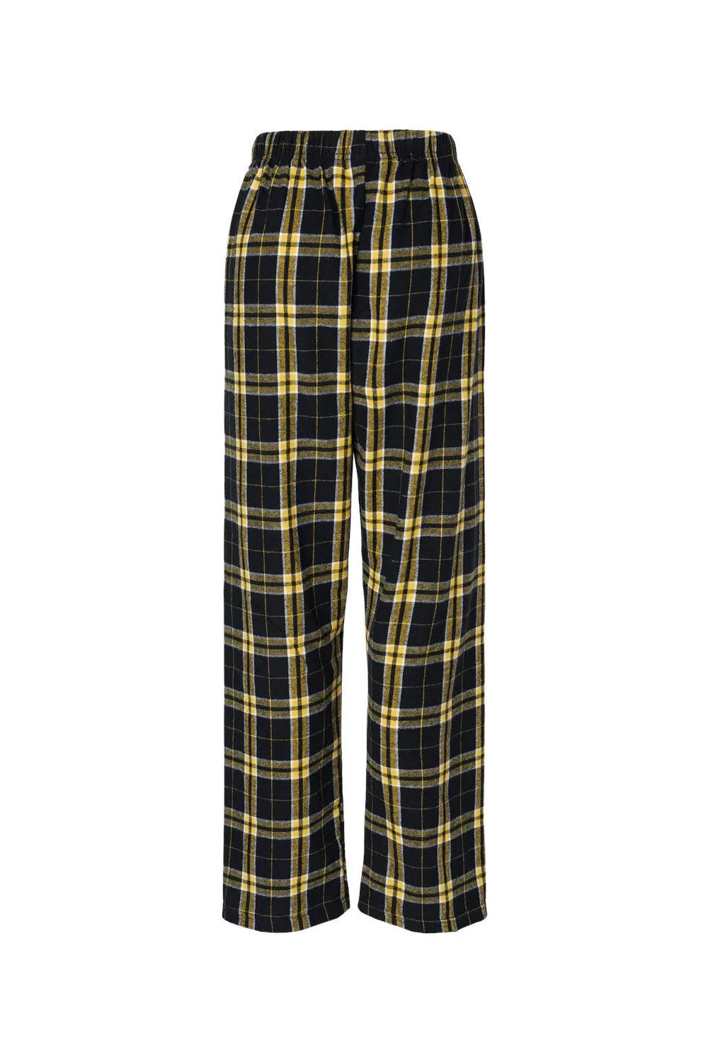 Boxercraft Womens Haley Flannel Pants w/ Pockets - Black/Gold Clothing Boxercraft