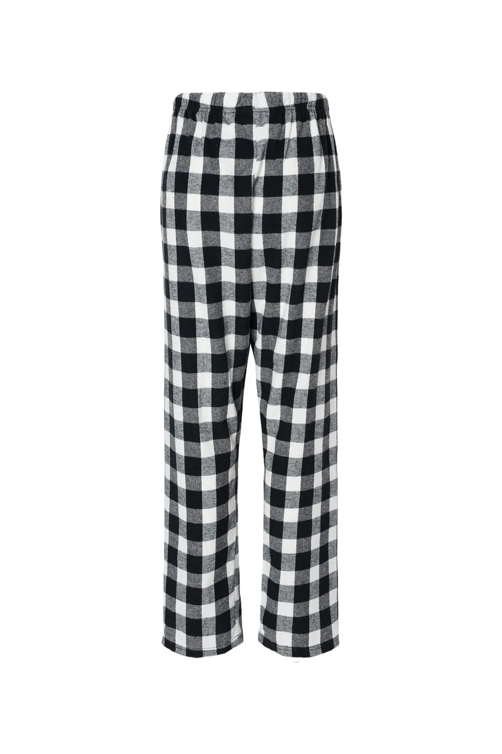 Boxercraft Womens Haley Flannel Pants w/ Pockets - Black/White Buffalo Plaid Clothing Boxercraft