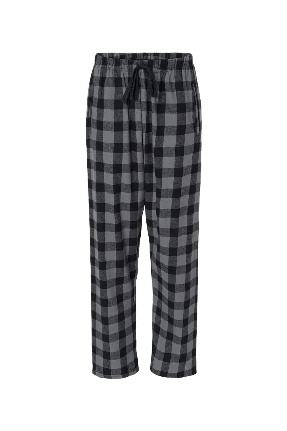 Boxercraft Womens Haley Flannel Pants w/ Pockets - Charcoal Grey/Black Buffalo Clothing Boxercraft
