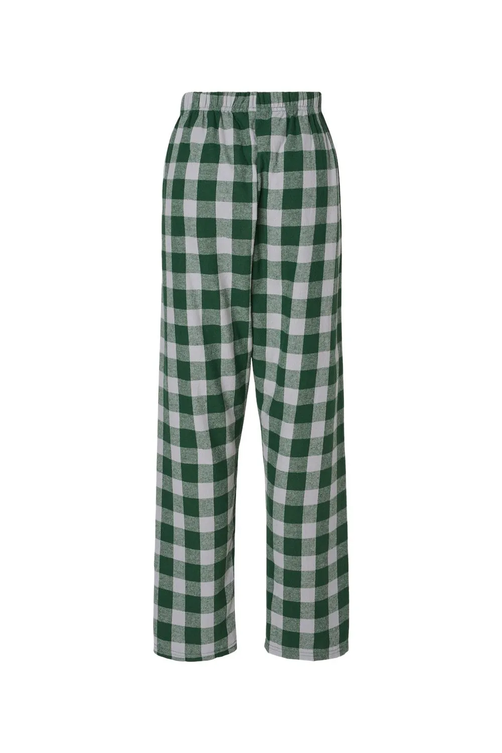 Boxercraft Womens Haley Flannel Pants w/ Pockets - Green/Oxford Grey Buffalo Clothing Boxercraft