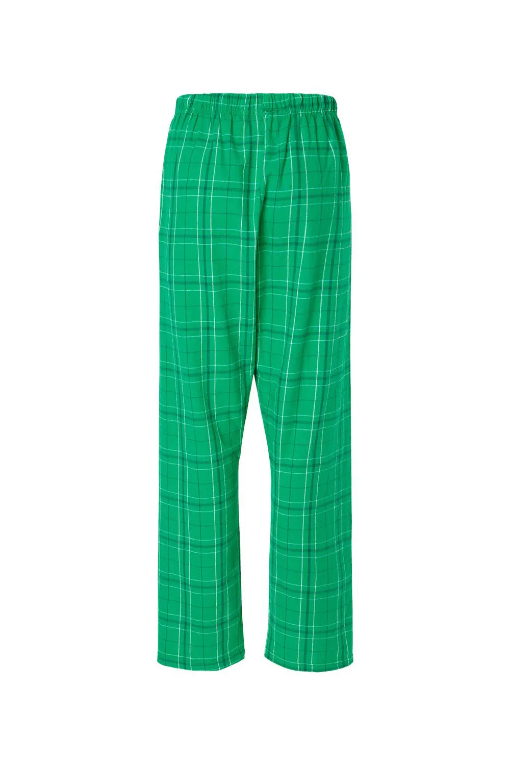 Boxercraft Womens Haley Flannel Pants w/ Pockets - Kelly Green Field Day Plaid Clothing Boxercraft