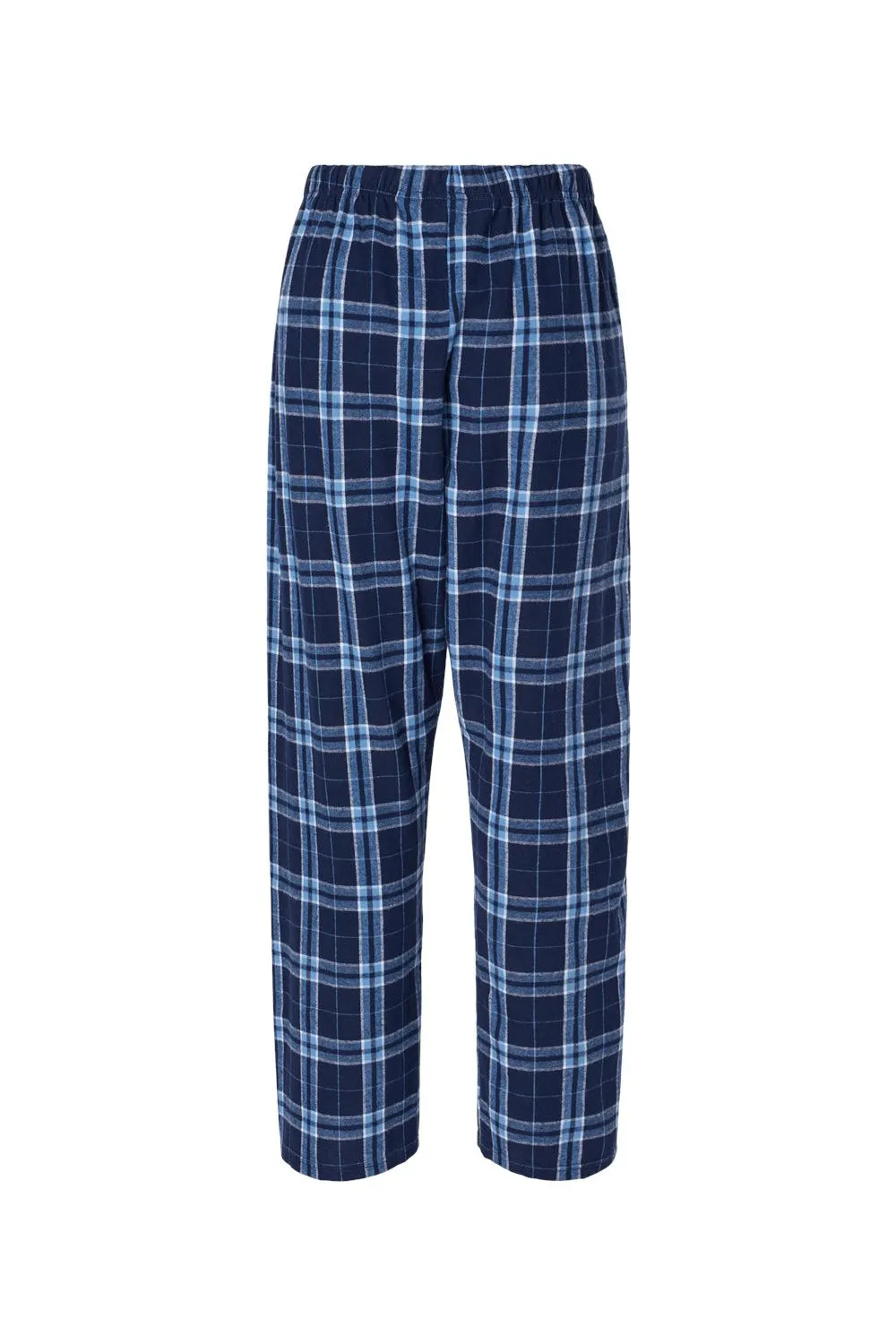 Boxercraft Womens Haley Flannel Pants w/ Pockets - Navy Blue/Columbia Blue Clothing Boxercraft