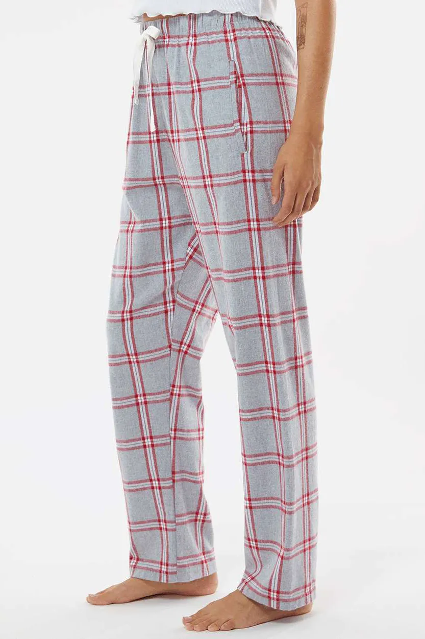 Boxercraft Womens Haley Flannel Pants w/ Pockets - Oxford Red Tomboy Plaid Clothing Boxercraft