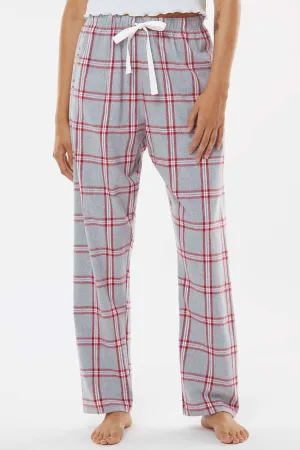 Boxercraft Womens Haley Flannel Pants w/ Pockets - Oxford Red Tomboy Plaid Clothing Boxercraft