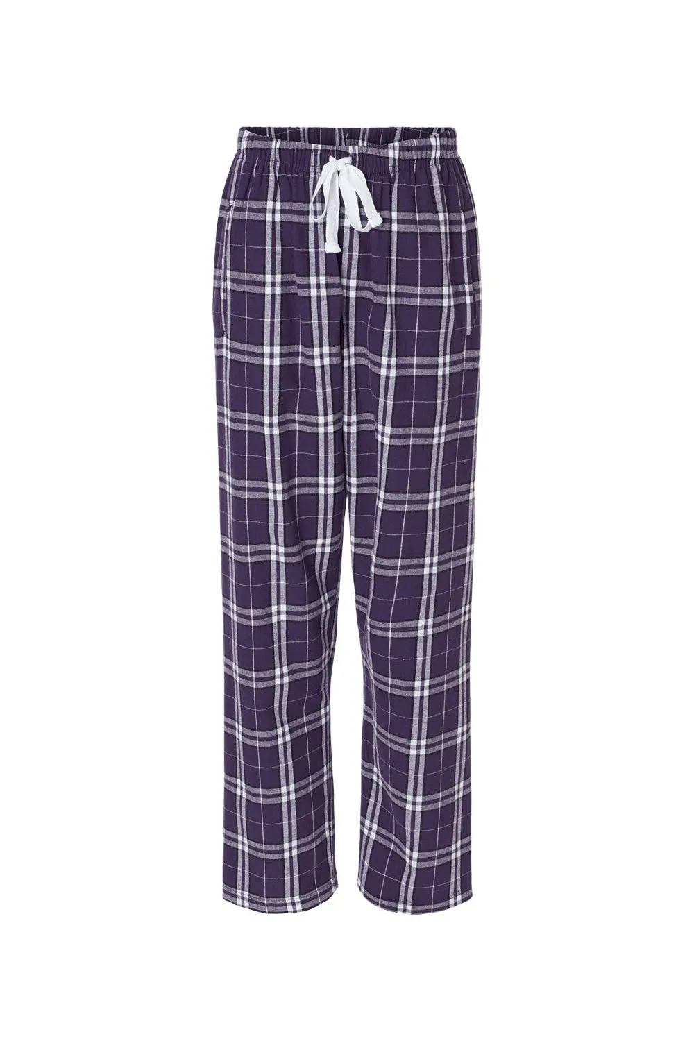 Boxercraft Womens Haley Flannel Pants w/ Pockets - Purple/White Clothing Boxercraft