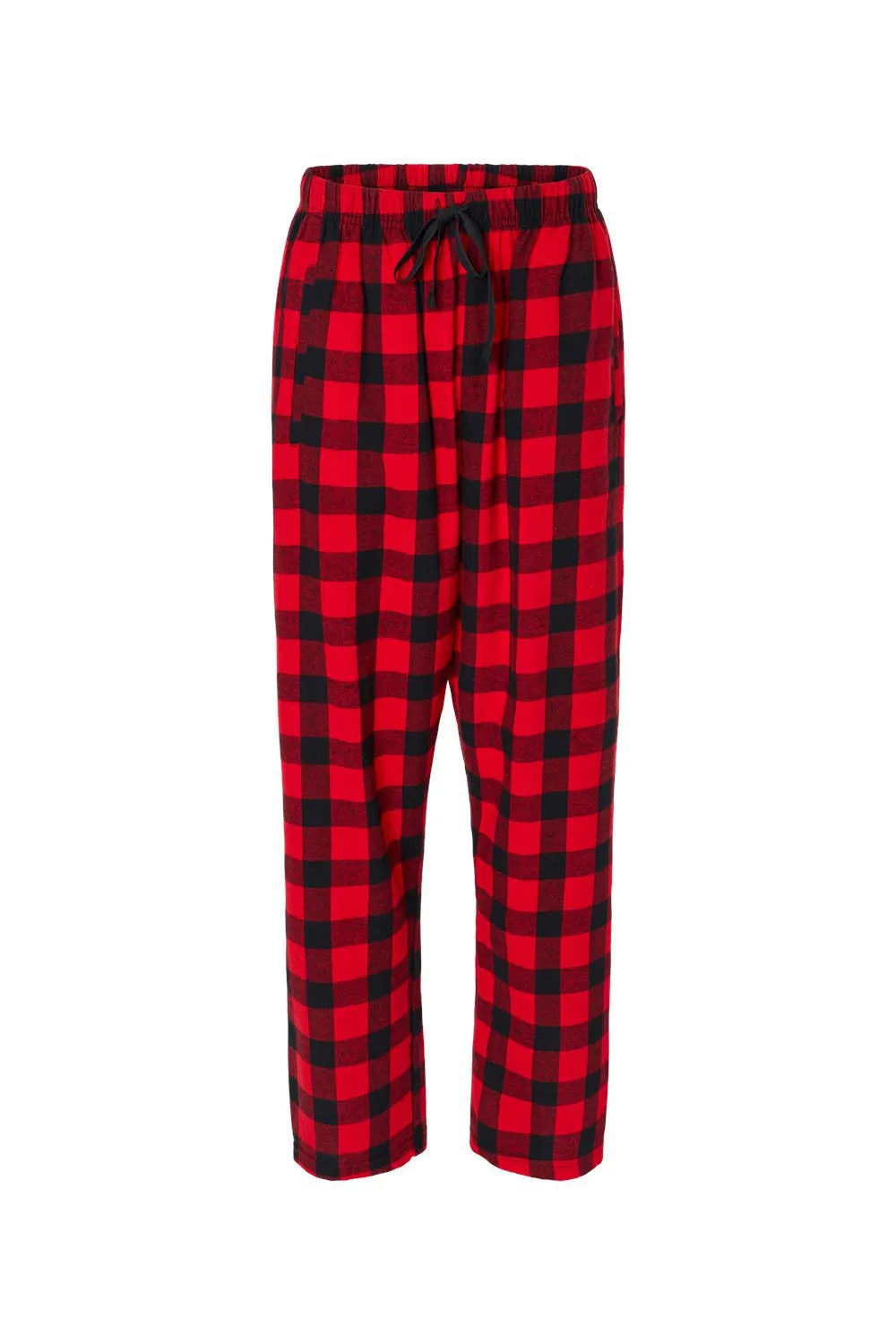 Boxercraft Womens Haley Flannel Pants w/ Pockets - Red/Black Buffalo Clothing Boxercraft