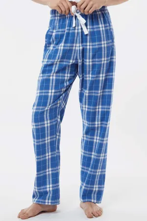 Boxercraft Womens Haley Flannel Pants w/ Pockets - Royal Blue/Silver Grey Clothing Boxercraft
