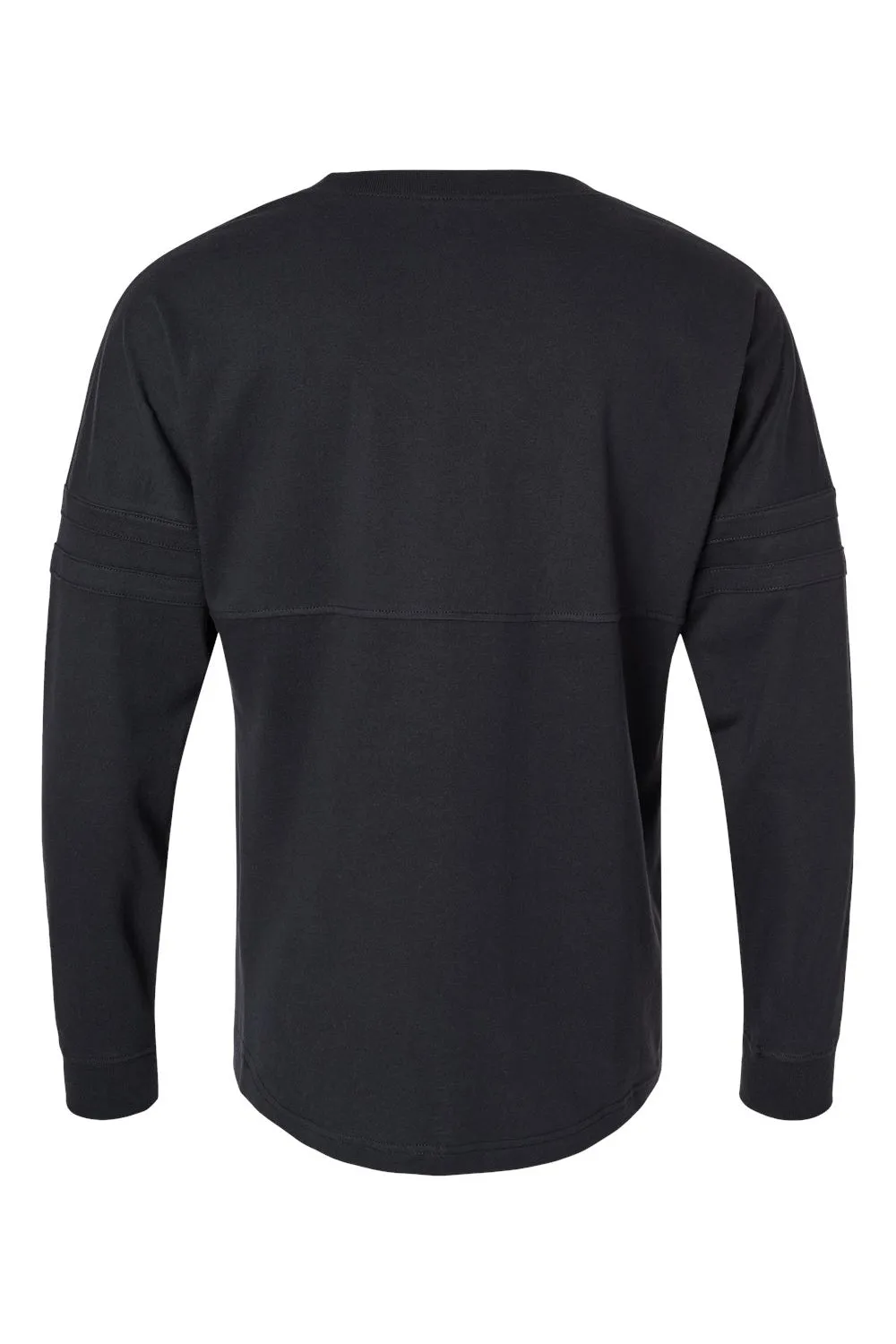 Boxercraft Womens Pom Pom Long Sleeve Crewneck T-Shirt - Black Clothing Boxercraft