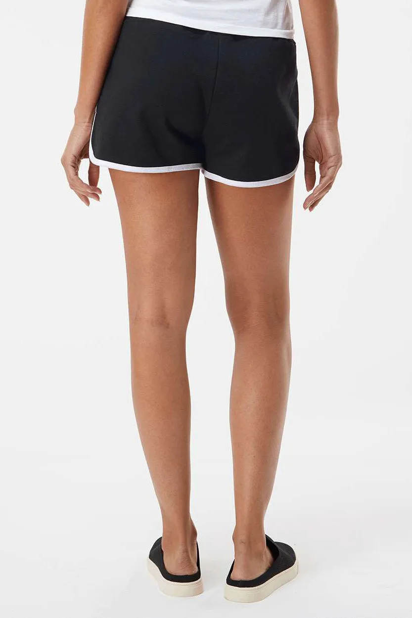 Boxercraft Womens Relay Athletic Shorts - Black Clothing Boxercraft
