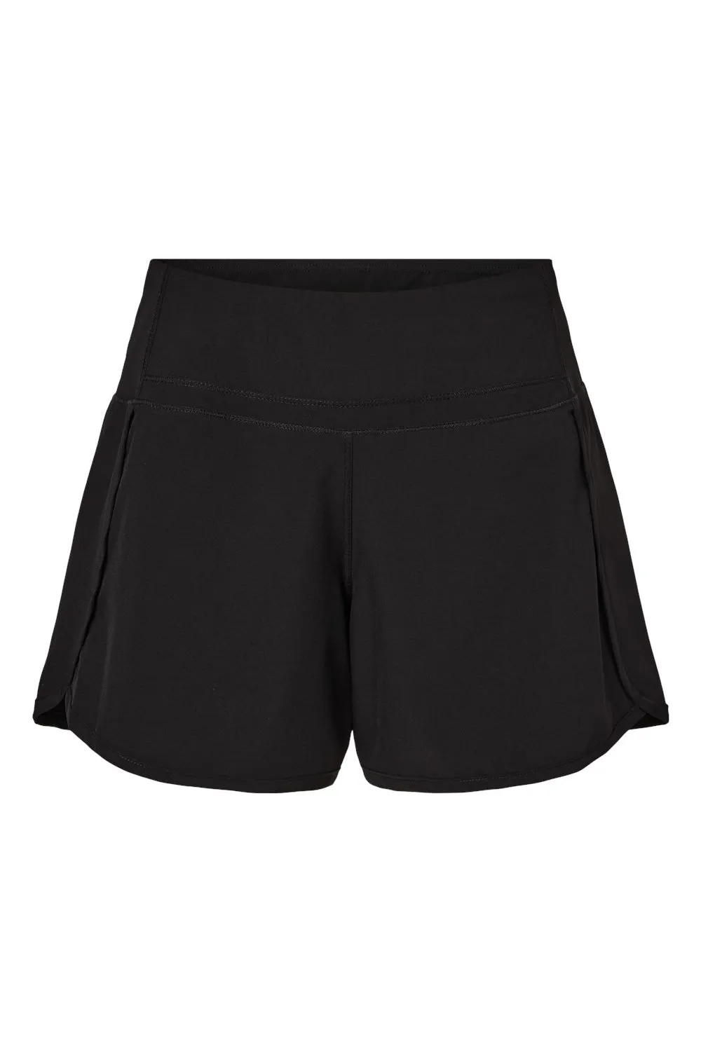 Boxercraft Womens Stretch Woven Lined Shorts - Black Clothing Boxercraft