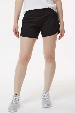 Boxercraft Womens Stretch Woven Lined Shorts - Black Clothing Boxercraft