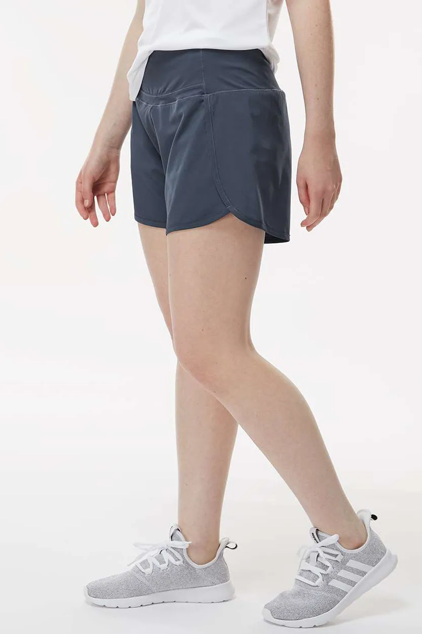 Boxercraft Womens Stretch Woven Lined Shorts - Castlerock Grey Clothing Boxercraft