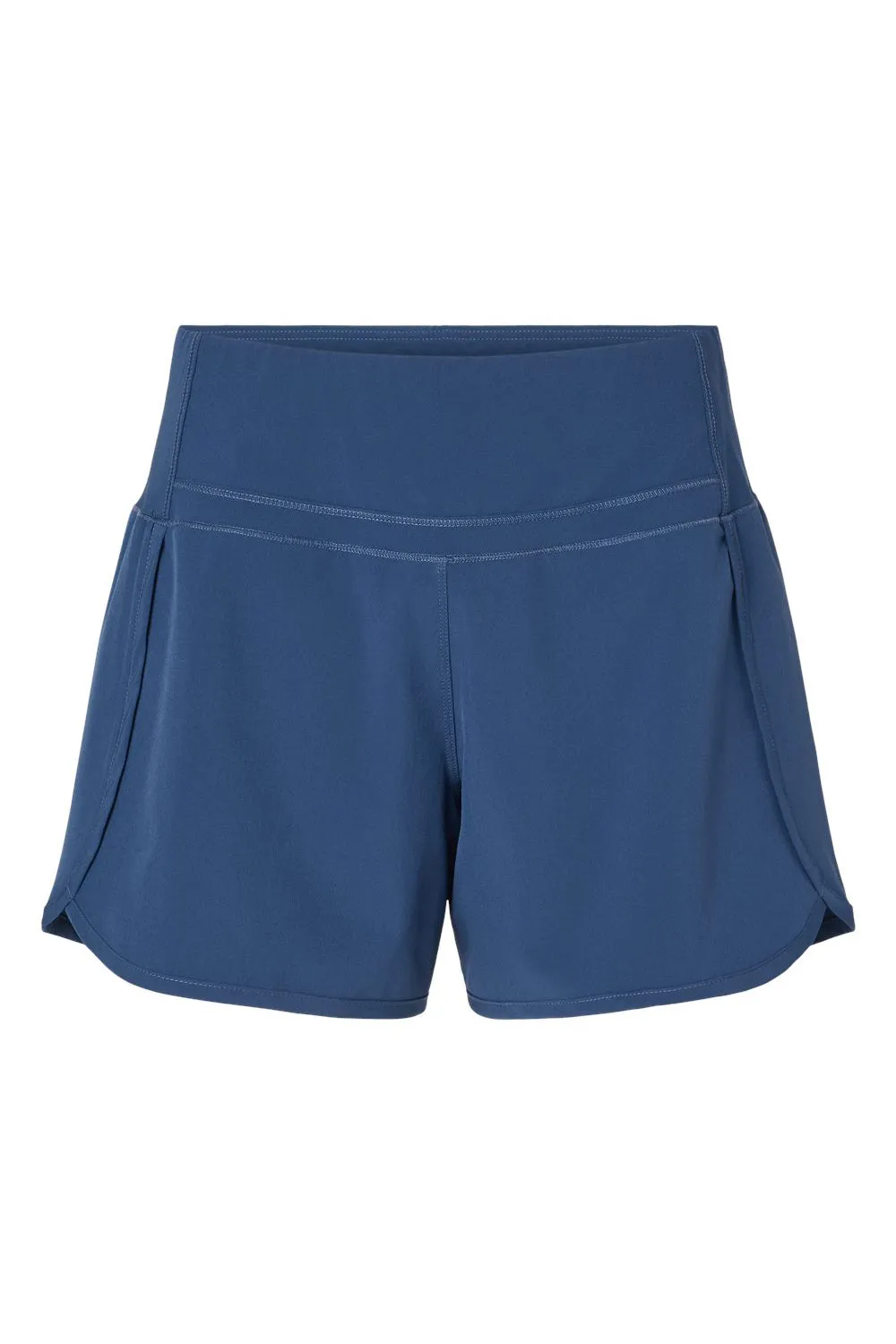 Boxercraft Womens Stretch Woven Lined Shorts - Indigo Blue Clothing Boxercraft