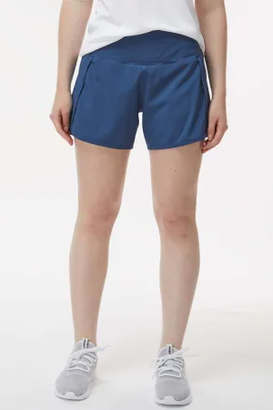 Boxercraft Womens Stretch Woven Lined Shorts - Indigo Blue Clothing Boxercraft