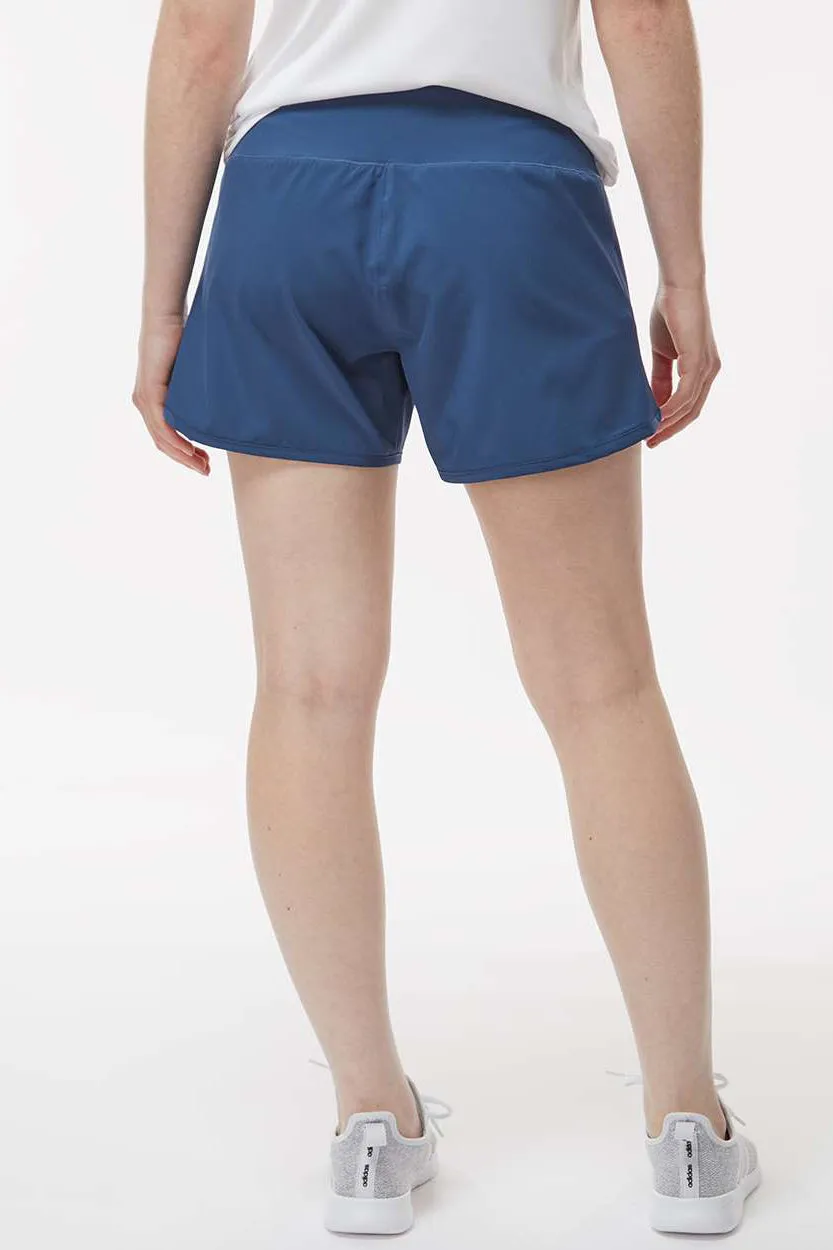 Boxercraft Womens Stretch Woven Lined Shorts - Indigo Blue Clothing Boxercraft