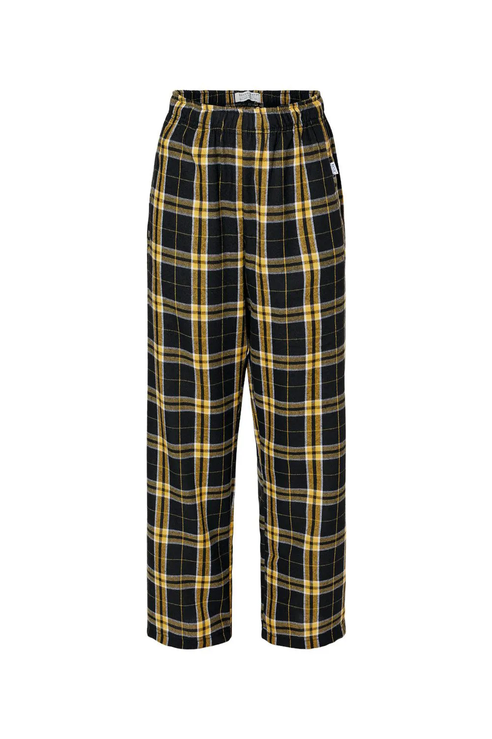 Boxercraft Youth Flannel Pants w/ Pockets - Black/Gold Clothing Boxercraft