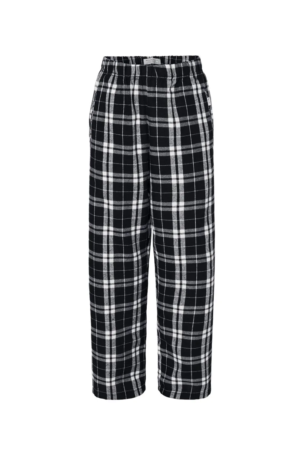 Boxercraft Youth Flannel Pants w/ Pockets - Black/White Clothing Boxercraft