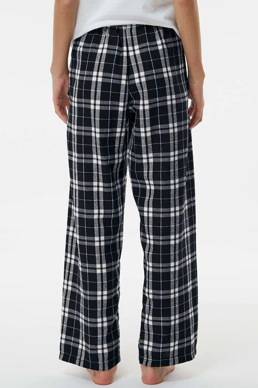 Boxercraft Youth Flannel Pants w/ Pockets - Black/White Clothing Boxercraft