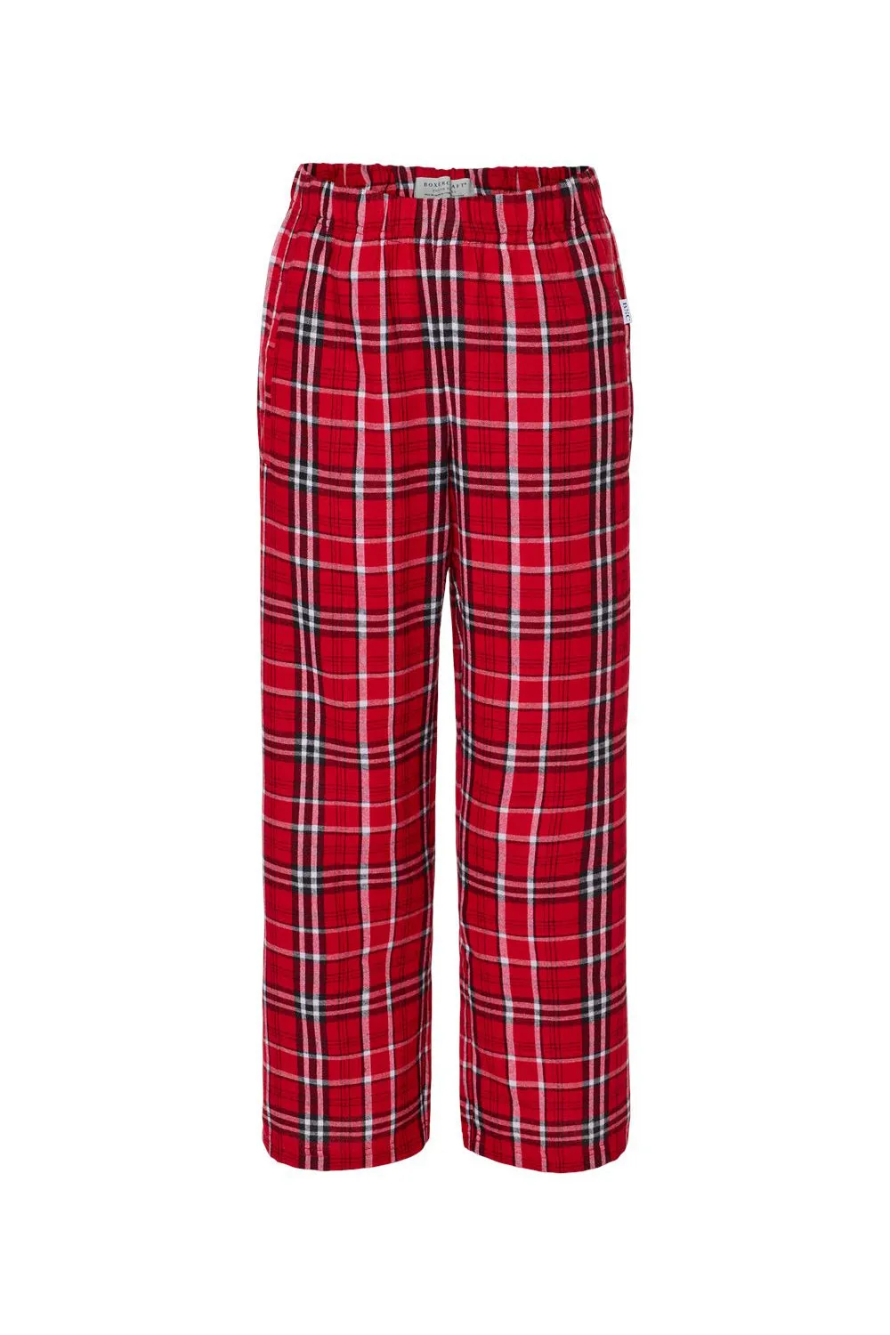 Boxercraft Youth Flannel Pants w/ Pockets - Red/White Clothing Boxercraft