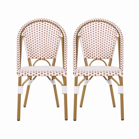 Brandy Outdoor French Bistro Chair, Set of 2 outdoor lounge chair, patio sofa