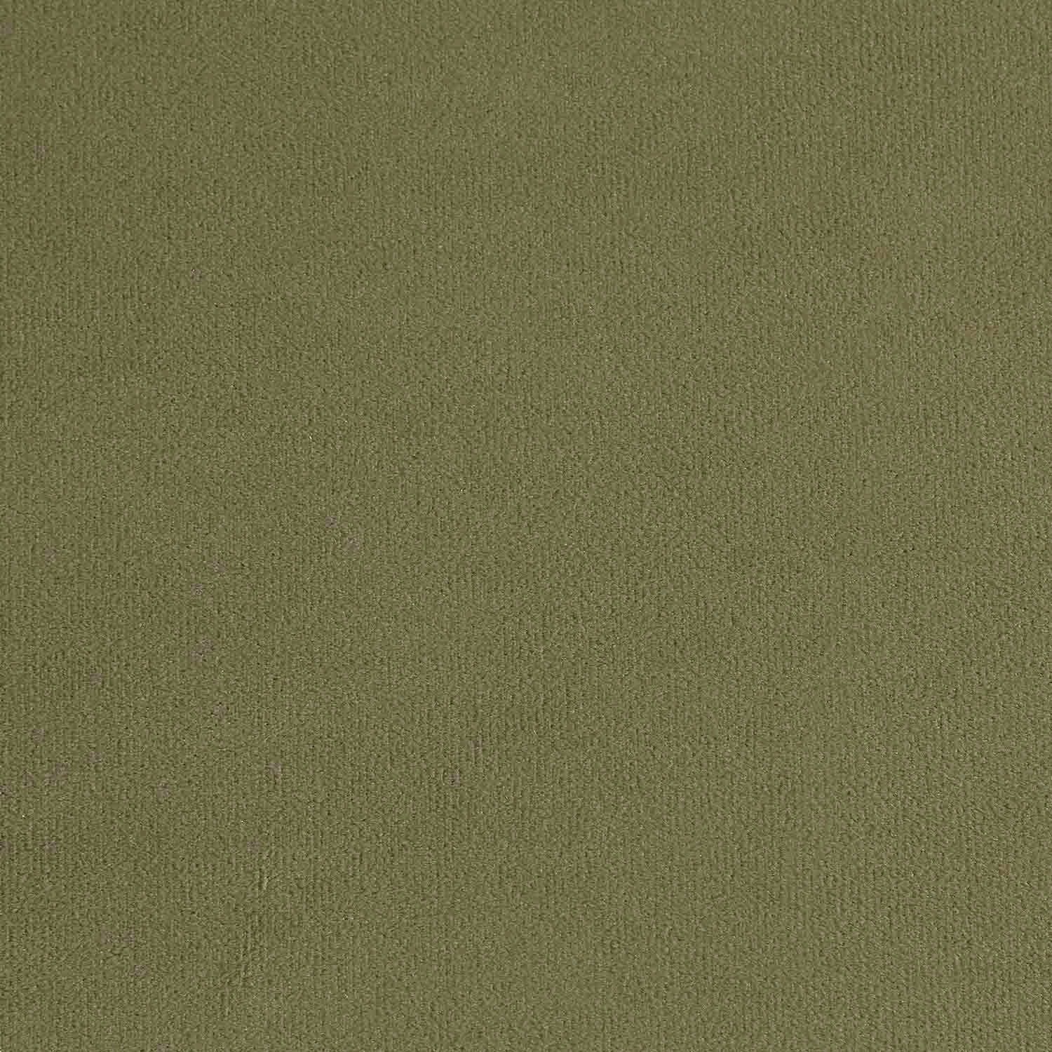 Brigette 2-Seater Olive Green Velvet Sofa with Antique Brass Castor Legs